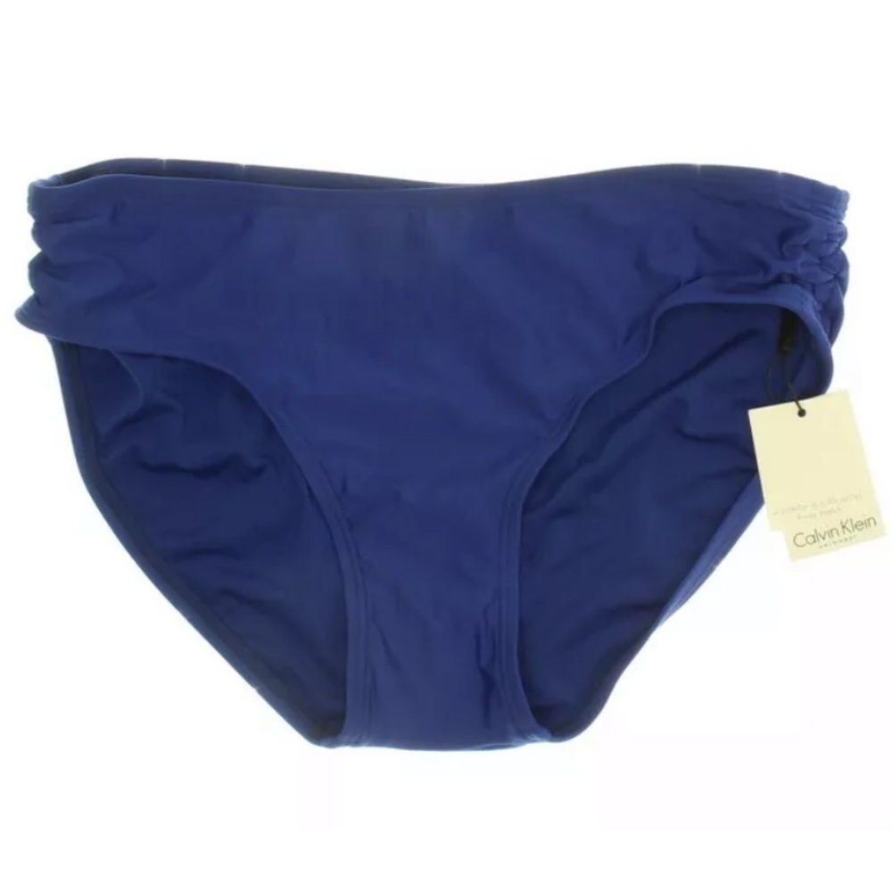 CALVIN Klein Shirred Hipster Bikini Swim Bottom